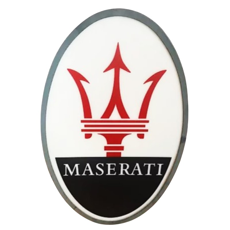 Maserati Illuminated Sign