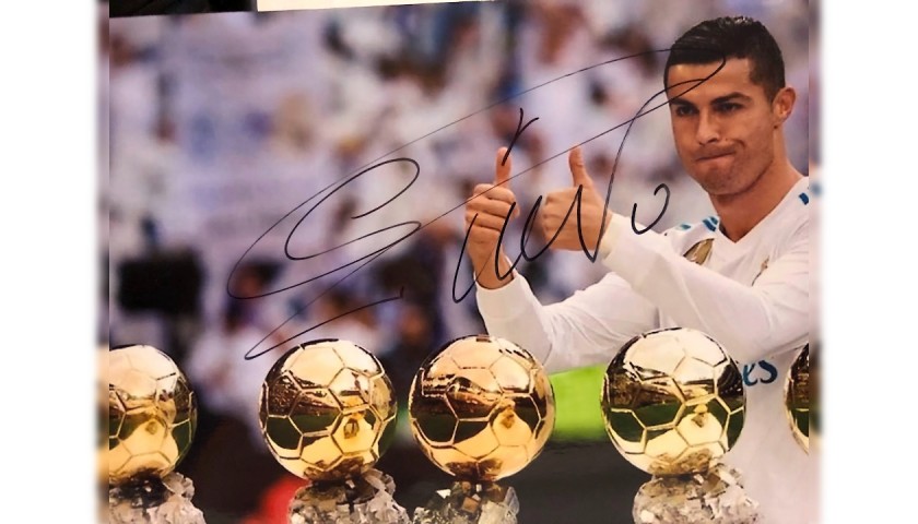 Cristiano Ronaldo Personally Signed Manchester United 2021-2022