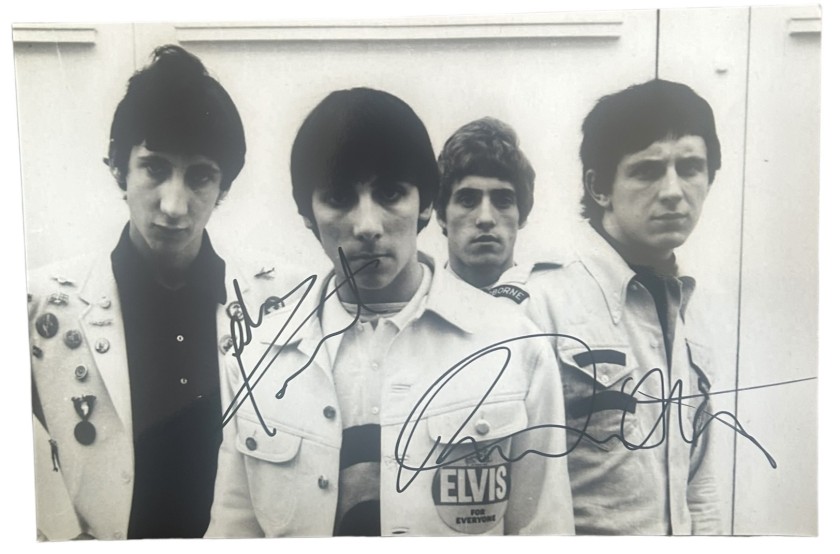 The Who Signed Photograph