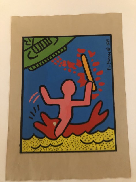 Screenprint by Keith Haring