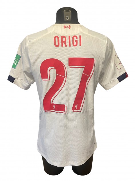  Divock Origi Liverpool F.C. Match Shirt Club World Cup, 2019-20
