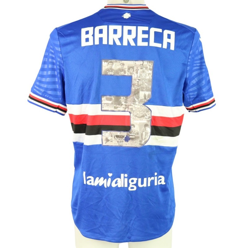Maglia Barreca unwashed Sampdoria vs Parma 2024 - Speciale Vialli