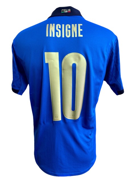 Insigne's Issued Shirt, Italy vs England Final Euro 2020