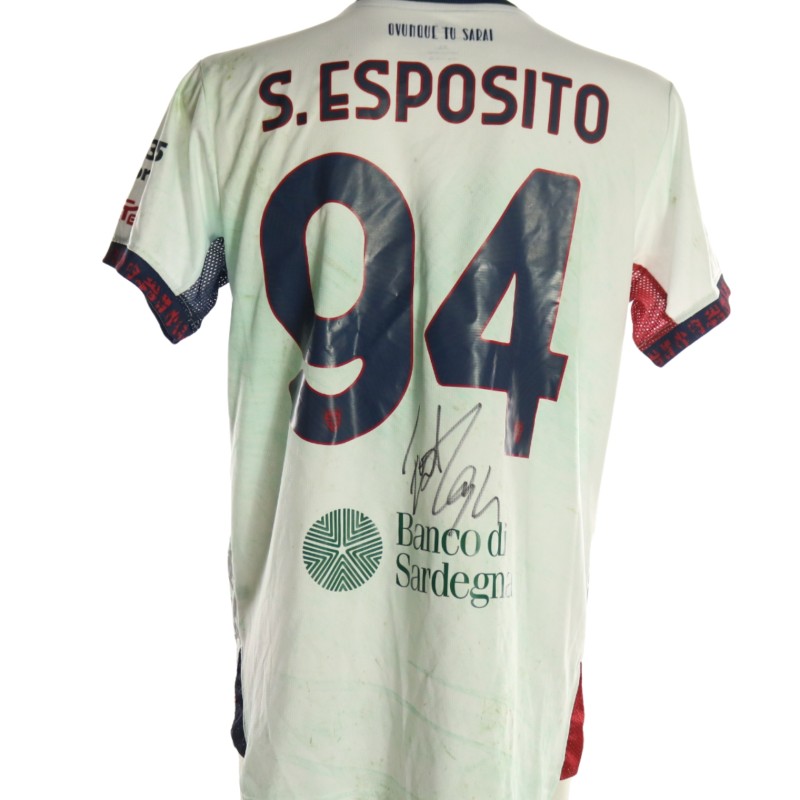 Esposito's Signed Unwashed Shirt, Inter vs Cagliari 2026