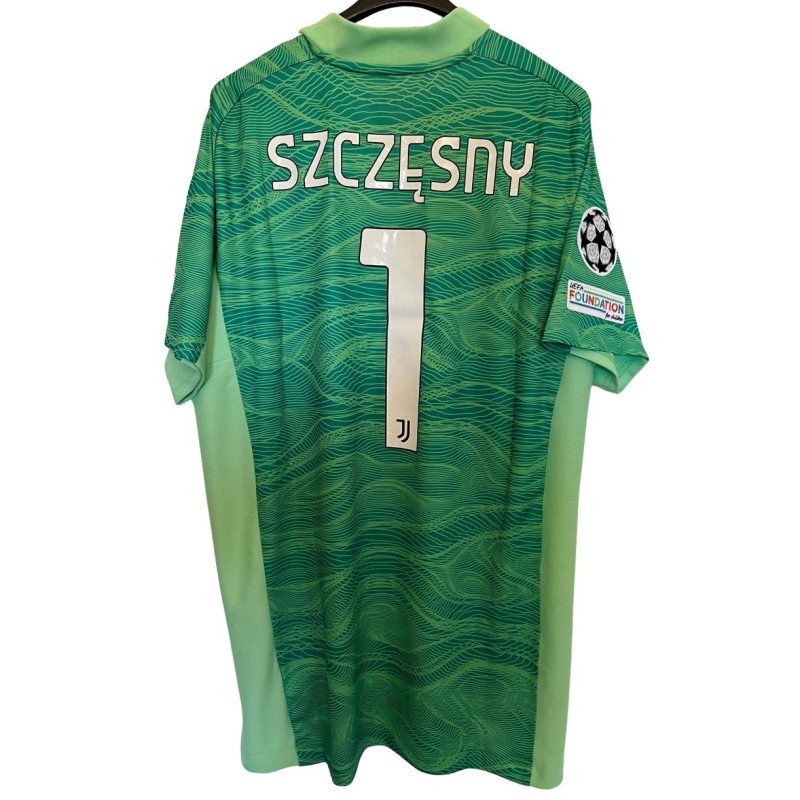 Szczęsny's Juventus Match-Issued Shirt, UCL 2021/22