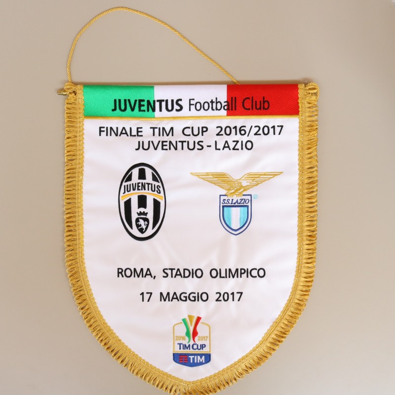 Gagliardetto gara Juventus vs Lazio 2017