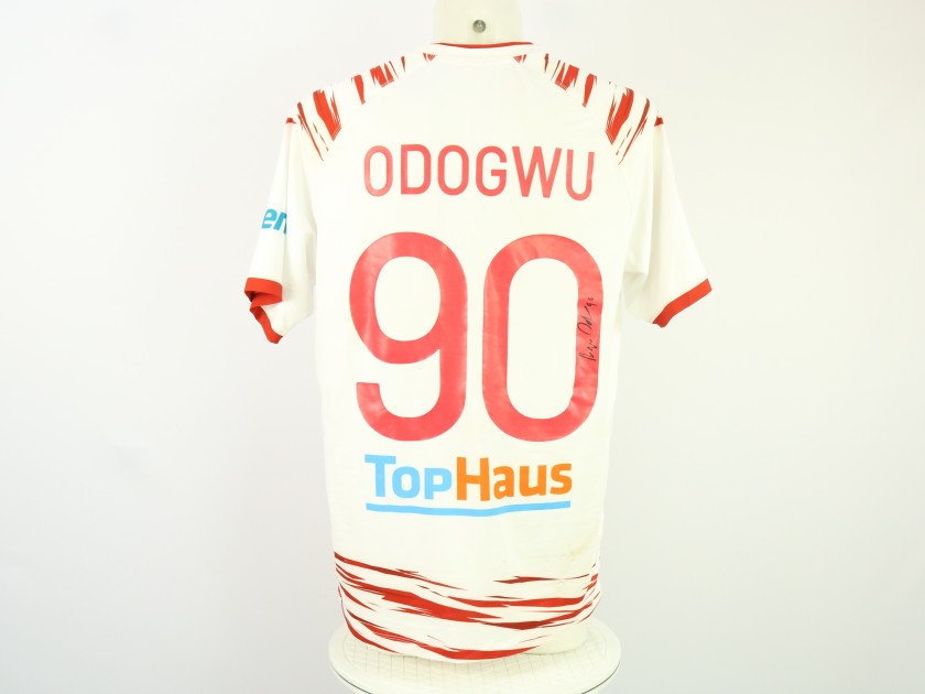 Odogwu's unwashed Signed Shirt, Pisa vs Sudtirol 2024 