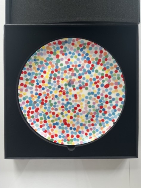 "All Over Dots" Ceramic Plate Damien Hirst x The Currency
