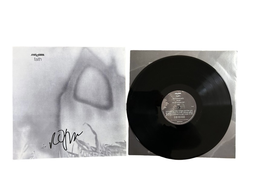 Robert Smith of the Cure Signed 'Faith' 12" Vinyl