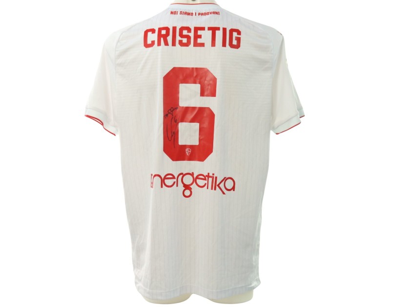 Crisetig's Signed Unwashed Shirt, Padova vs Novara 2024