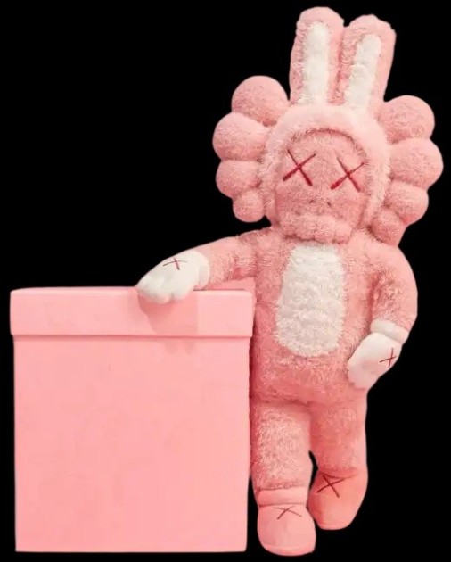 "Kaws Accomplice Plush (Pink)" by Kaws