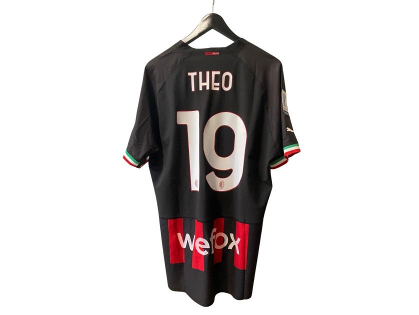 Hernandez' Match-Issued Shirt, Milan vs Inter - Italy Supercup Finals 2023