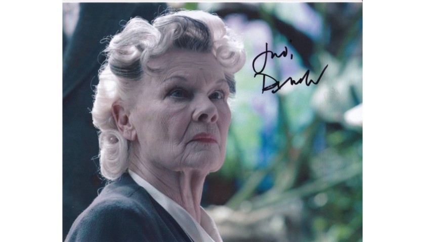 "Miss Peregrine's Home for Peculiar Children" - Photograph Signed by Judi Dench