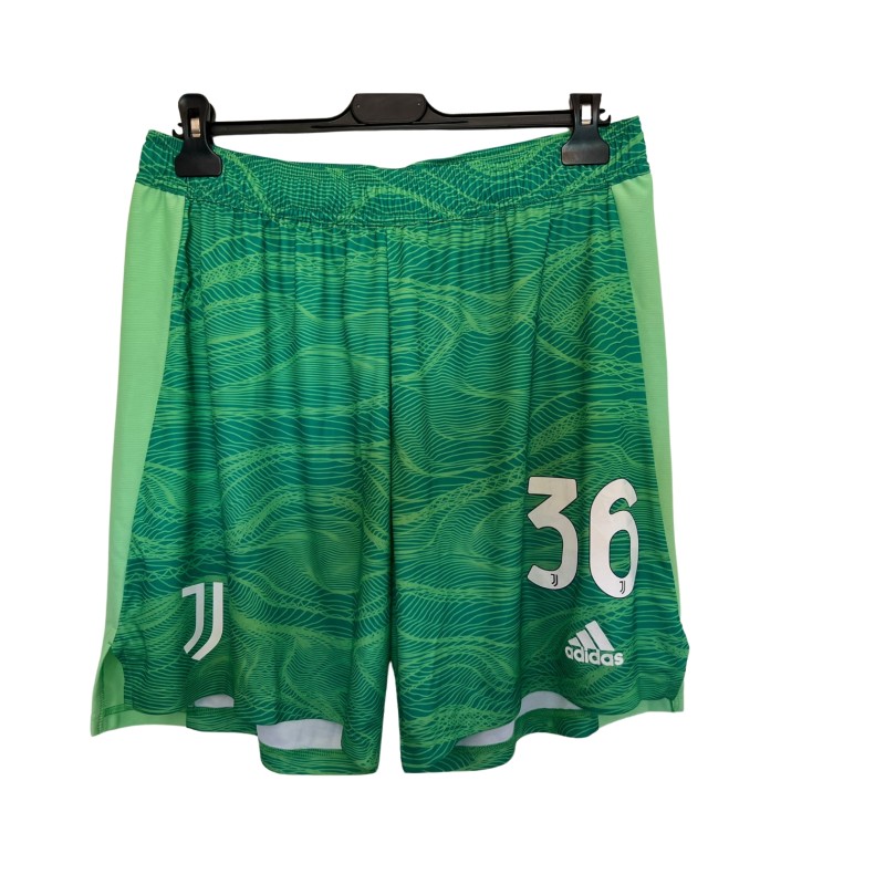 Perin's Juventus Match-Issued Shirt, 2021/22