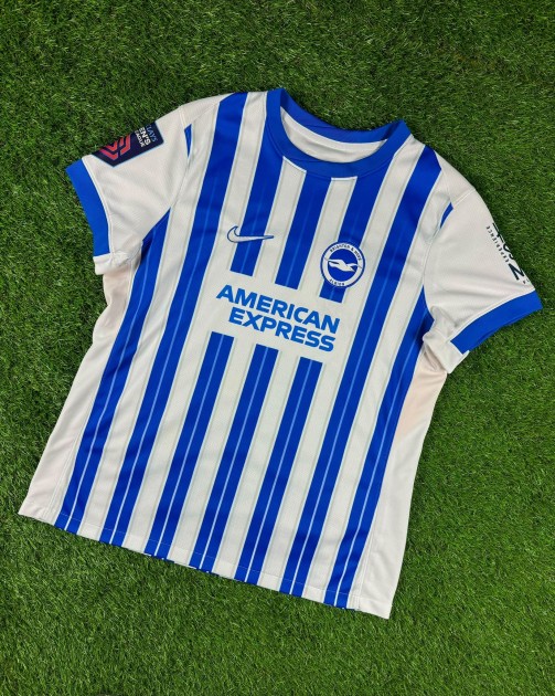 Maria Thorisdottir Brighton 2024–25 Signed Player-Worn Home Football Shirt