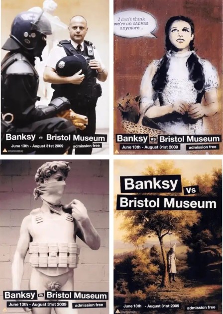 "Banksy vs Bristol Museum (Set of 4)" by Banksy