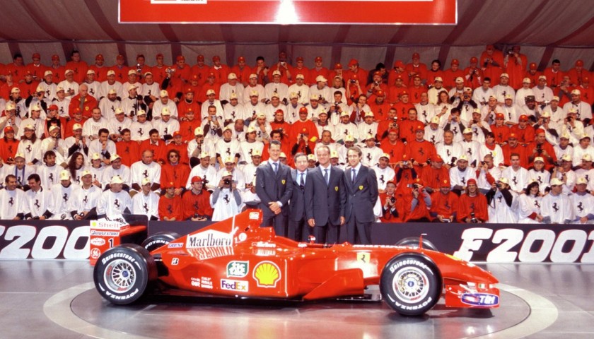 Signed Ferrari Cape, F 2001 Presentation