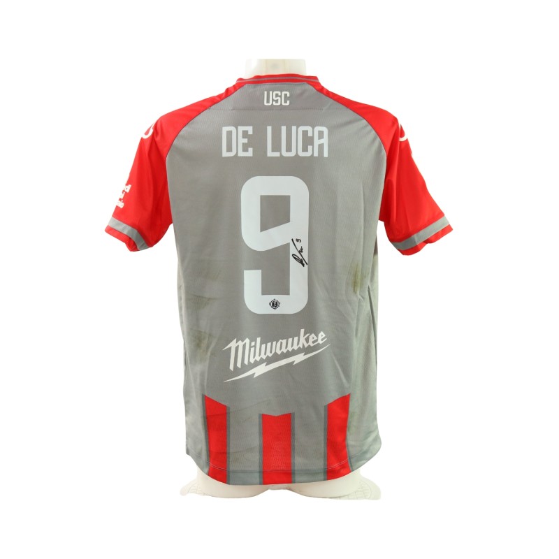 De Luca's  Signed Unwashed Shirt, Cremonese vs Catanzaro 2025