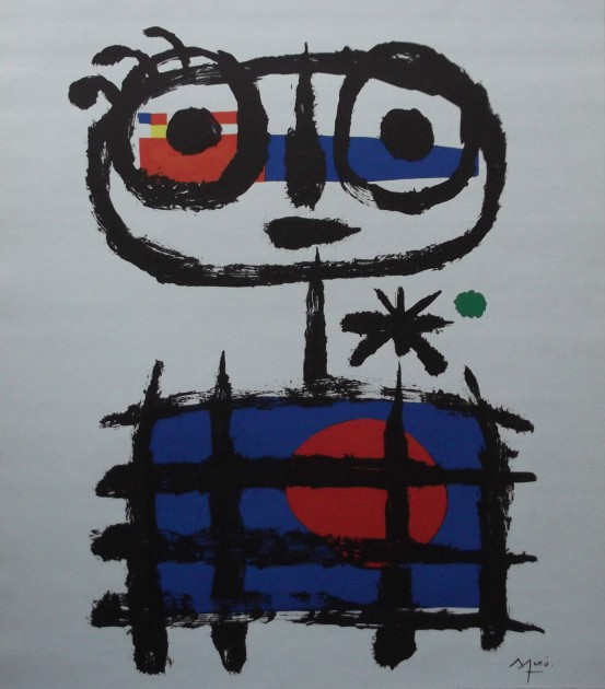 'Sun Eater' Lithograph Signed by Joan Miró 