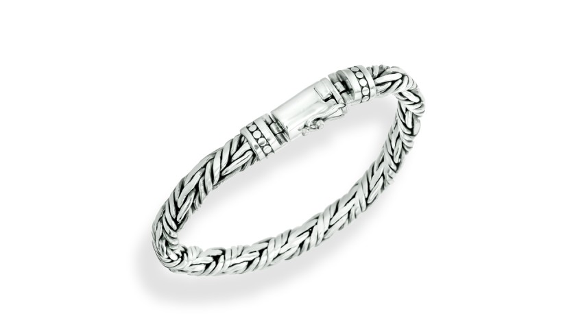 Sterling Silver Men's Bracelet 8"