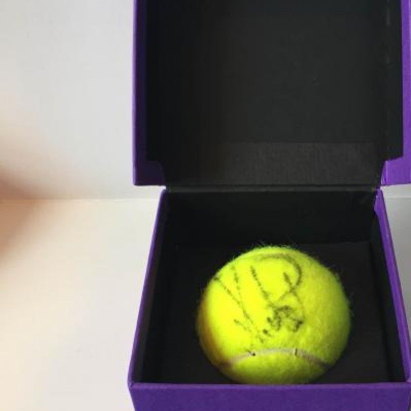 Tennis Ball used in the 2014 Wimbledon Women's Final, signed by Petra Kvitová