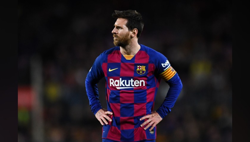 Messi's Barcelona Signed Match Shirt, 2019/20