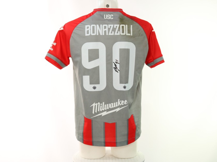 Maglia Bonazzoli Unwashed Frosinone vs Cremonese, 2025 - Autografata