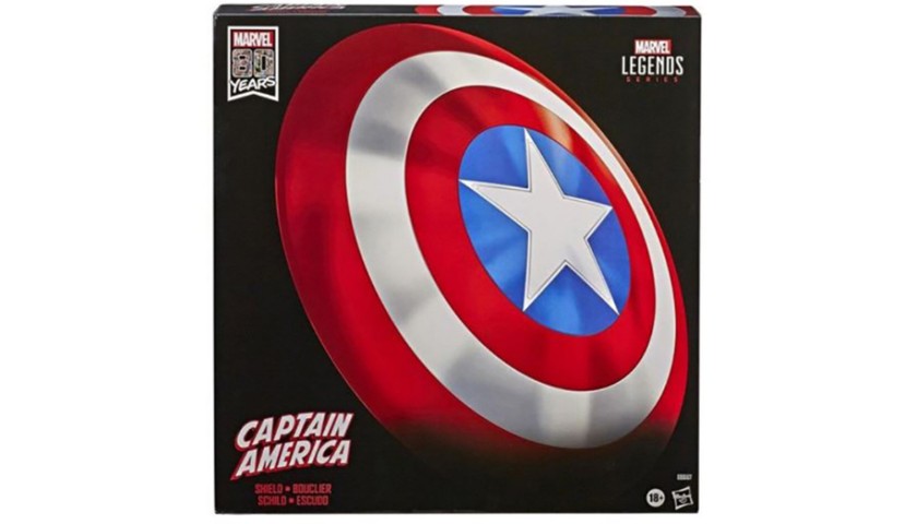 Captain America Shield signed by Chris Evans