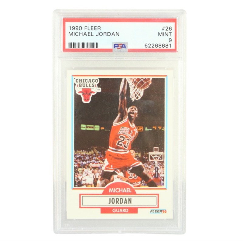 Card Michael Jordan Fleer, 1990 - #26