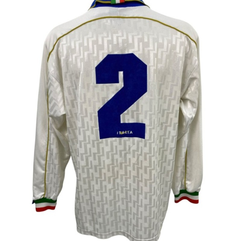 Benarrivo's Italy vs Ukraine Match-Worn Shirt, 1995