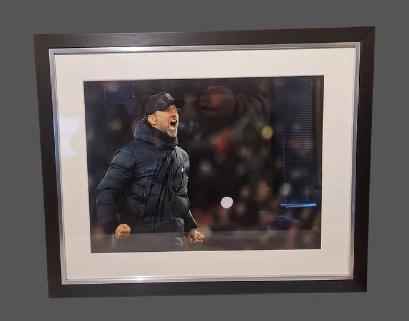 Jurgen Klopp's Liverpool Signed and Framed Picture