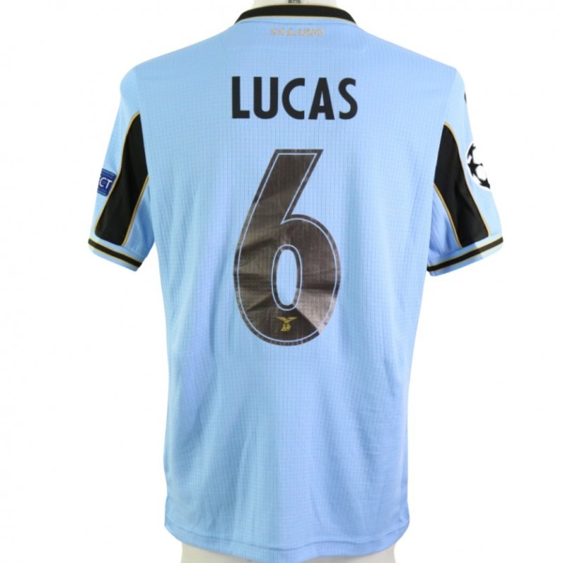 Lucas Leiva's Lazio Match Shirt, UCL 2020/21