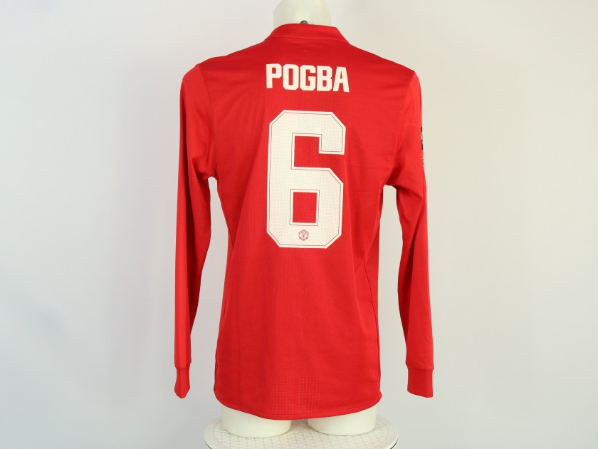 Pogba's Manchester United Issued Shirt, FA Cup 2017/18