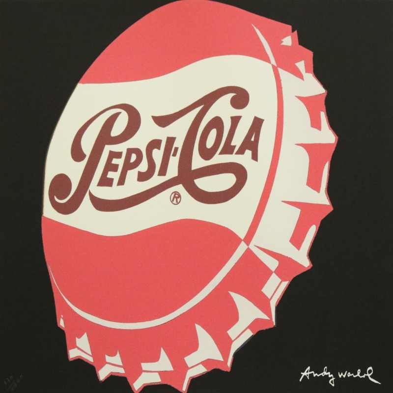 Andy Warhol "Pepsi-Cola" Signed Limited Edition with CMOA Stamp