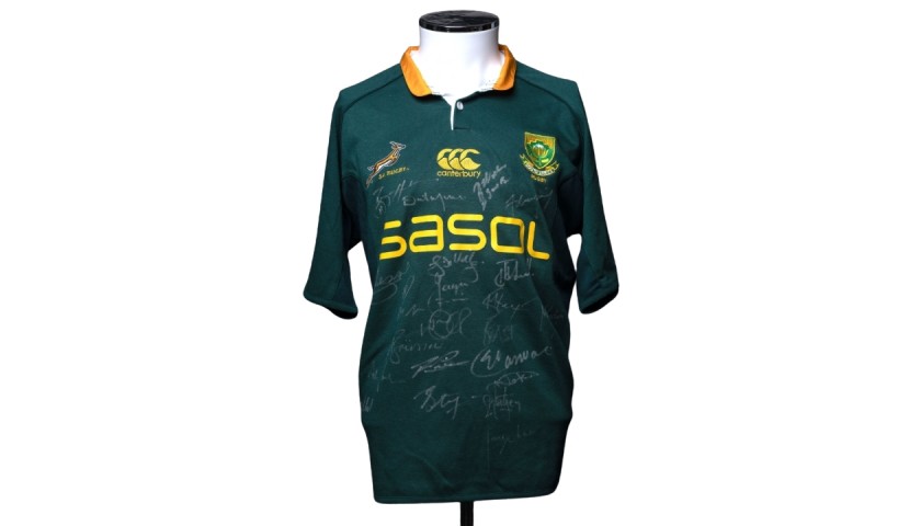 Springboks 2009 Squad Signed Shirt
