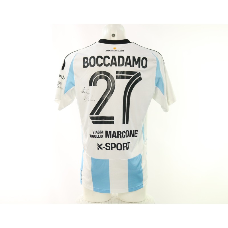 Maglia Boccadamo Virtus Entella vs Pianese Unwashed, 2025 - Autografata