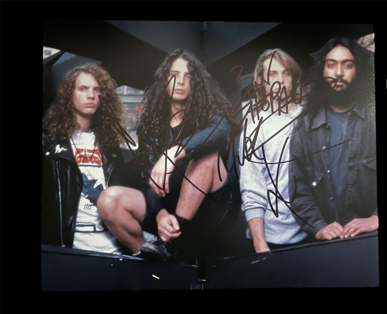 Soundgarden Signed Photograph