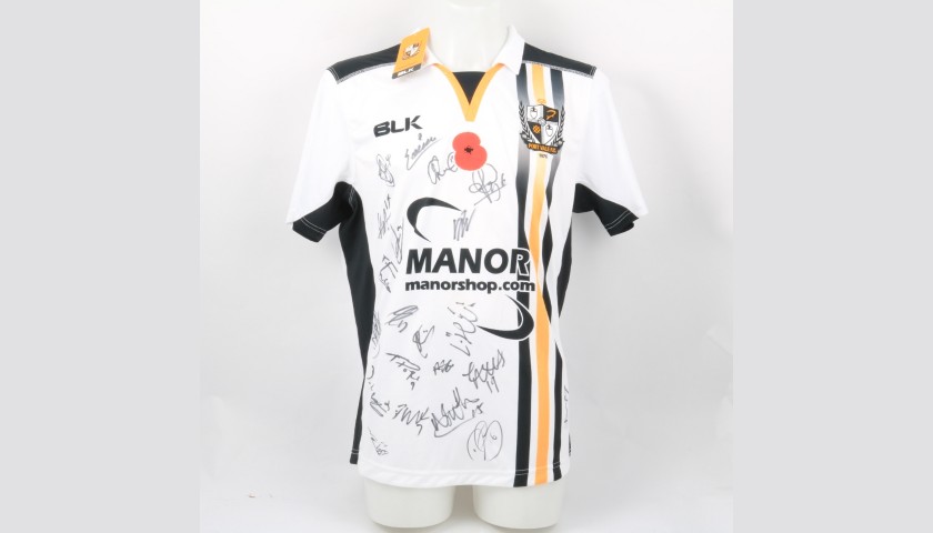 Port Vale Official Poppy Shirt Signed by the Team