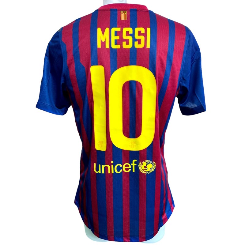 Messi's Barcelona Match-Issued Shirt, UCL 2011/12