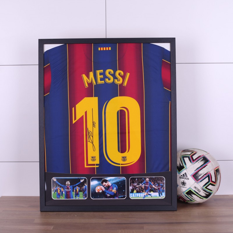 Messi's Official Barcelona Signed Shirt, 2007/08 - CharityStars