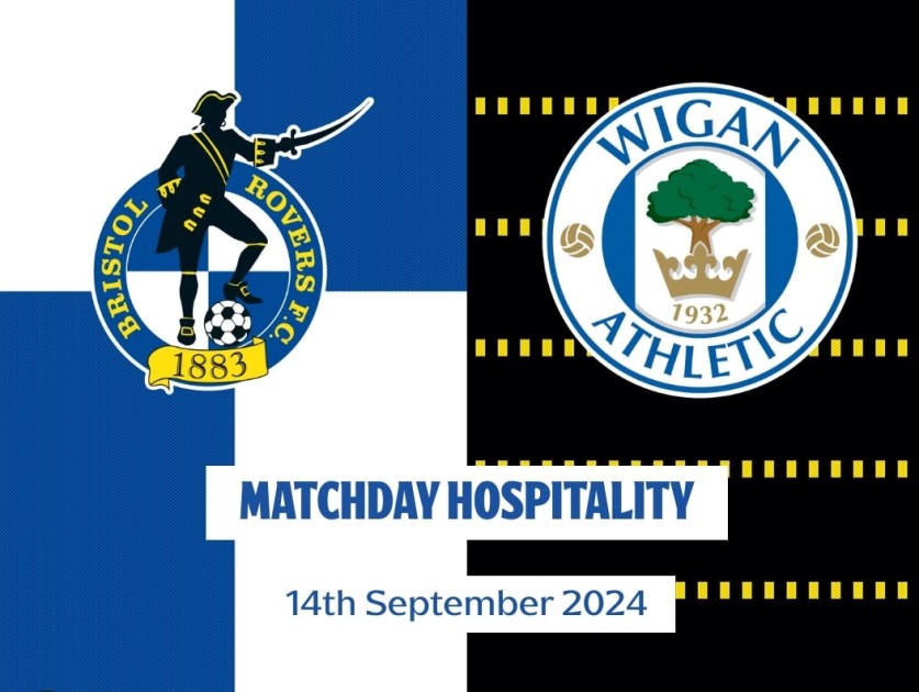 Bristol Rovers v Wigan Athletic Seat Unique Suite Hospitality Tickets X 2