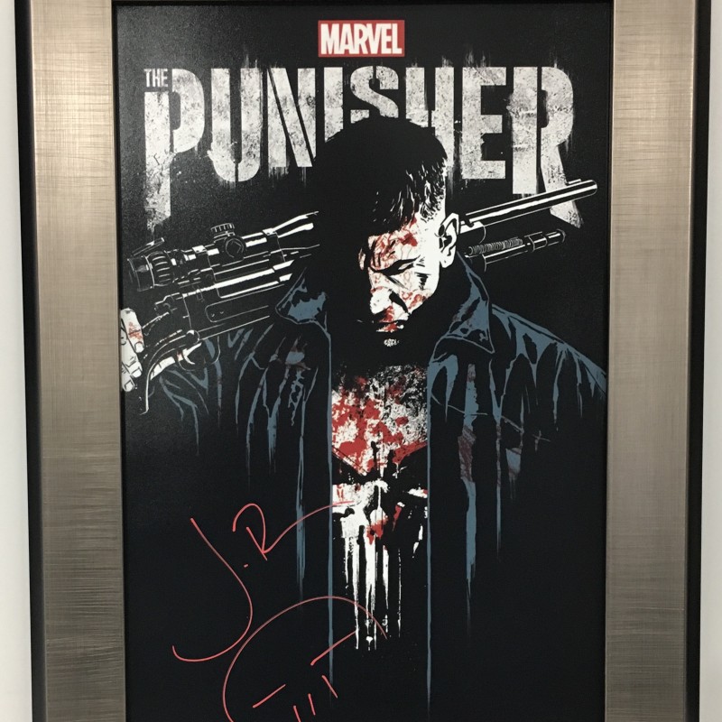Poster di Jon Bernthal dalla serie "The Punisher" - autografata