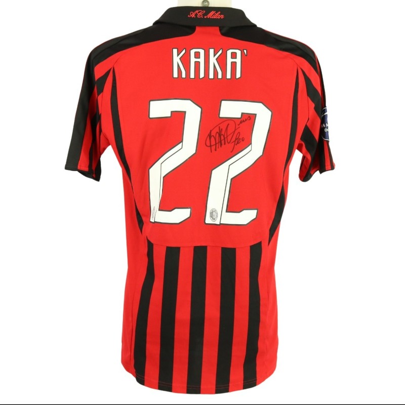 Kaka Official AC Milan Signed Shirt, UCL 2007/08