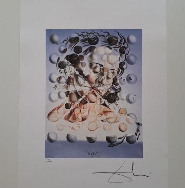 "Galatea of the Spheres" Lithograph Signed by Salvador Dalí