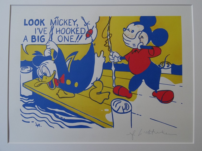 Roy Lichtenstein "Mickey and Donald"