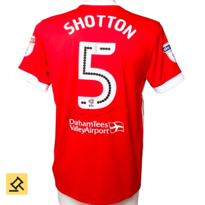 Ryan Shotton Middlesbrough's Signed Poppy Shirt