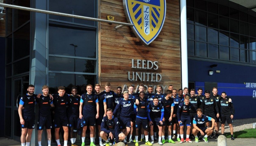 Scatto fotografico con la Prima squadra del Leeds United