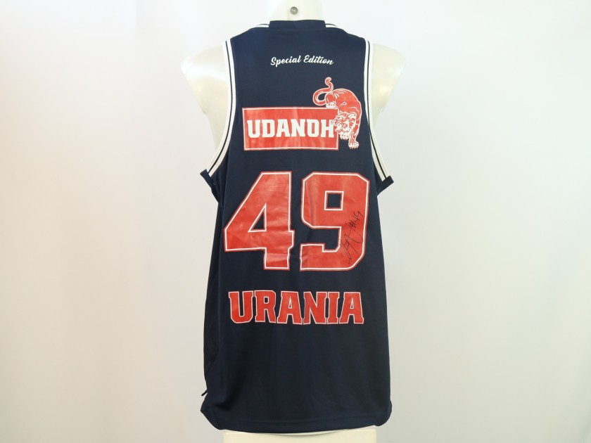 Udanoh's Match Worn tank top, Urania Basket 2024 - Signed