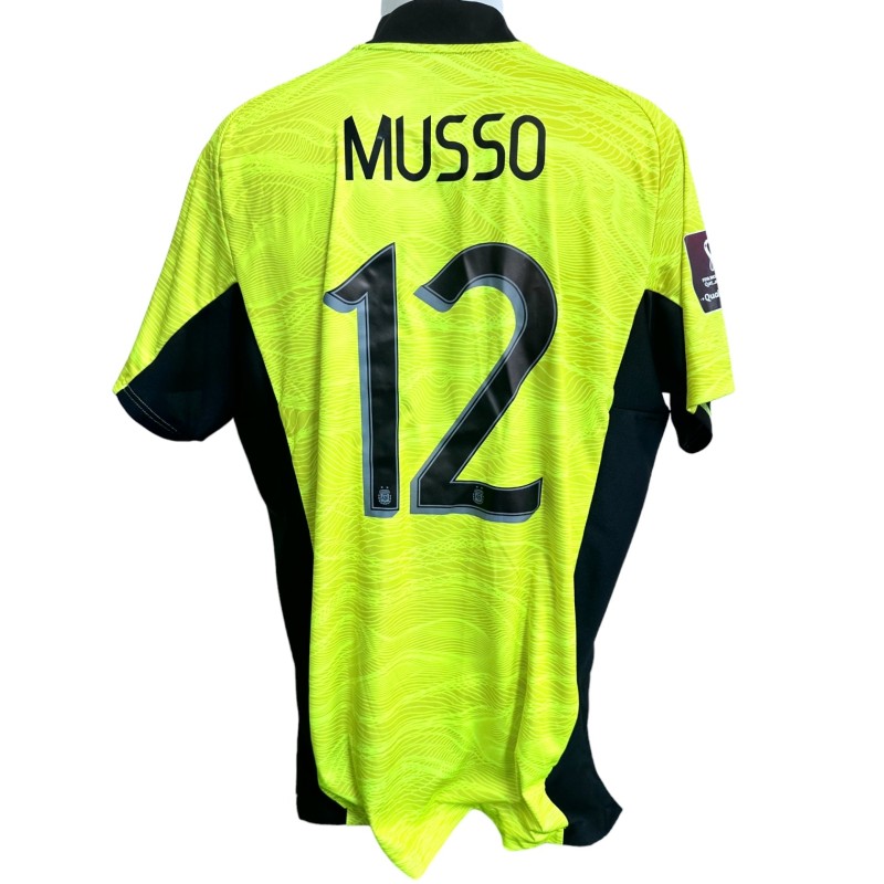 Musso's Argentina Match Shirt, WC Qualifiers 2022