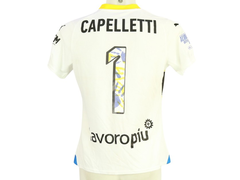 Capelletti's Unwashed Shirt, Parma vs Ravenna Women 2024 - Patch Always With Blue